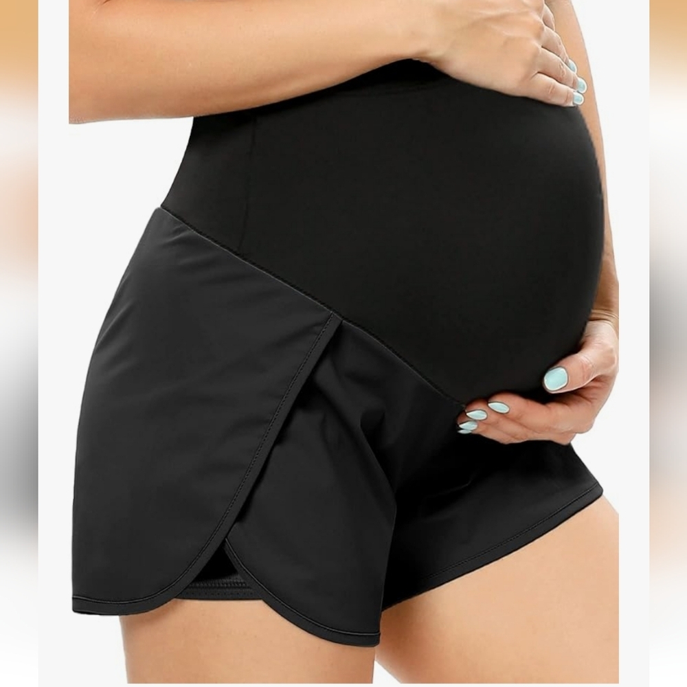 POSHGLAM Women‘s Maternity Shorts